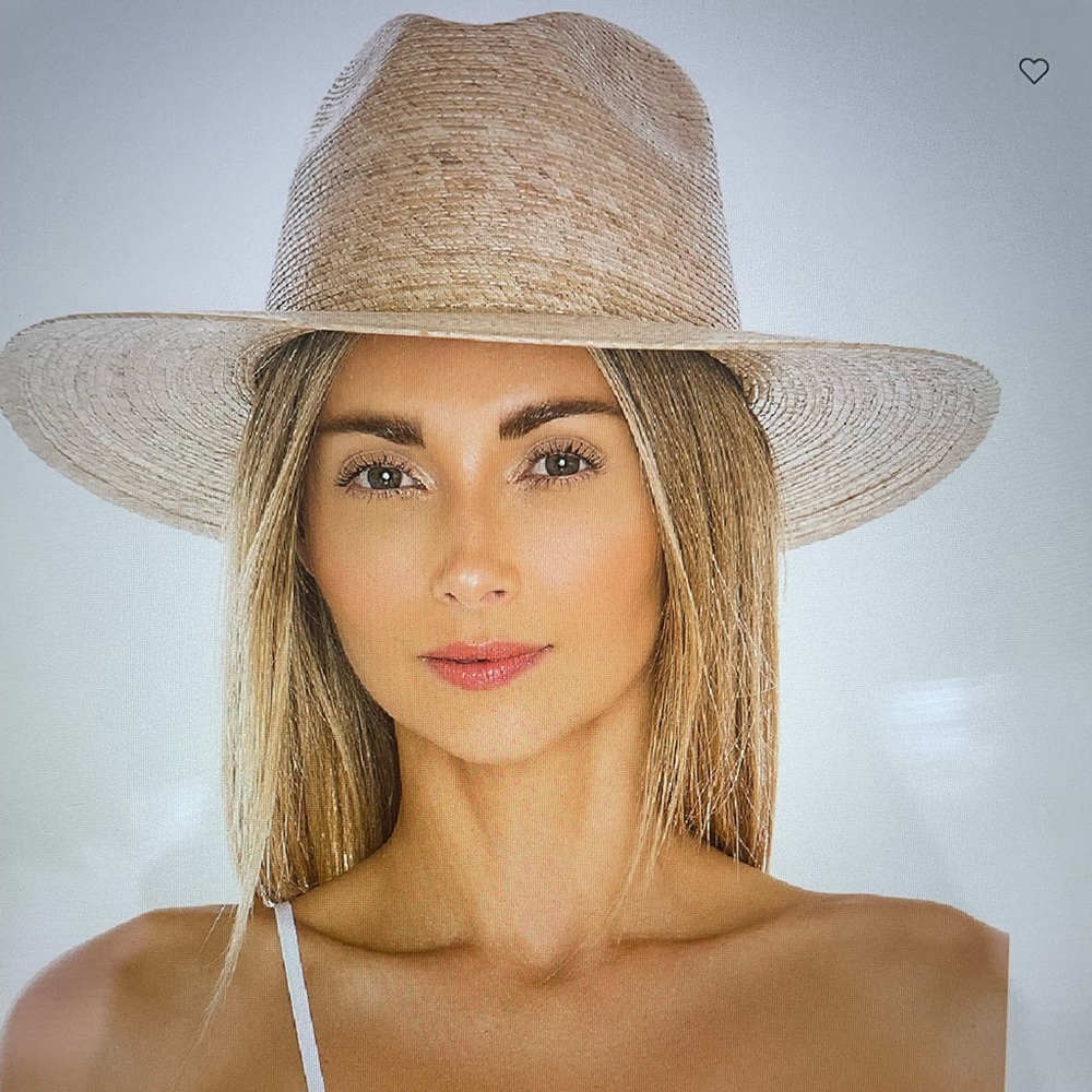 NWOT- Palma Fedora, palm leaf hat, size s/m